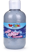 Slika od TOY COLOR glitter boja 250 ml - srebrna