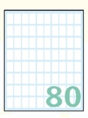 Slika od SAMOLJEPLJIVE etikete Export 16x10 mm – 10 listova, 80 na listu