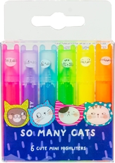 Picture of M&G SO MANY CATS MINI FLUO MARKER NEON 1/6