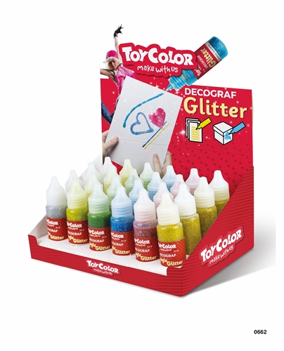 Picture of TOY COLOR GLITTER DECOGRAF 25 ML 1/24