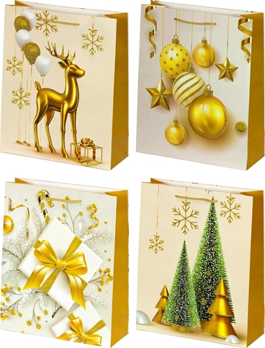 Picture of XMAS GOLD UKRASNA VREĆICA MEDIUM