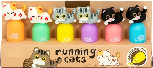 Picture of RUNNING CAT KOMPLET FLUOMARKERA 1/6