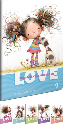 Picture of LOVE BOOK BILJEŽNICA A4  CRTE