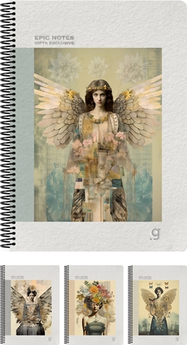Picture of EPIC NOTES SPIRALNA BILJEŽNICA A4 CRTE
