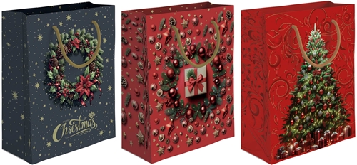Slika UKRASNA VREĆICA MERRY CHRISTMAS MEDIUM