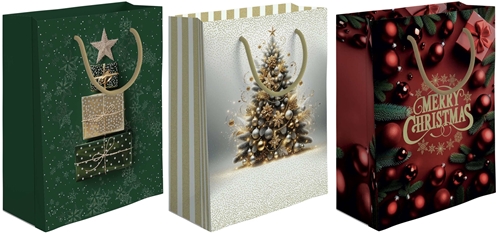 Slika UKRASNA VREĆICA MERRY CHRISTMAS MEDIUM