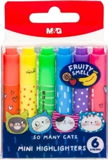 Slika od M&G SO MANY CATS MINI FLUO MARKER NEON 1/6