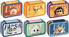 Slika HAPPY ANIMALS PELIKAN ETUI 3 ZIP S PRIBOROM
