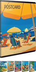 Slika od POSTCARD BILJEŽNICA A4  KOCKE